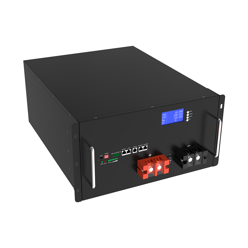 48V 200Ah Rack Mounted LiFePO4 Battery