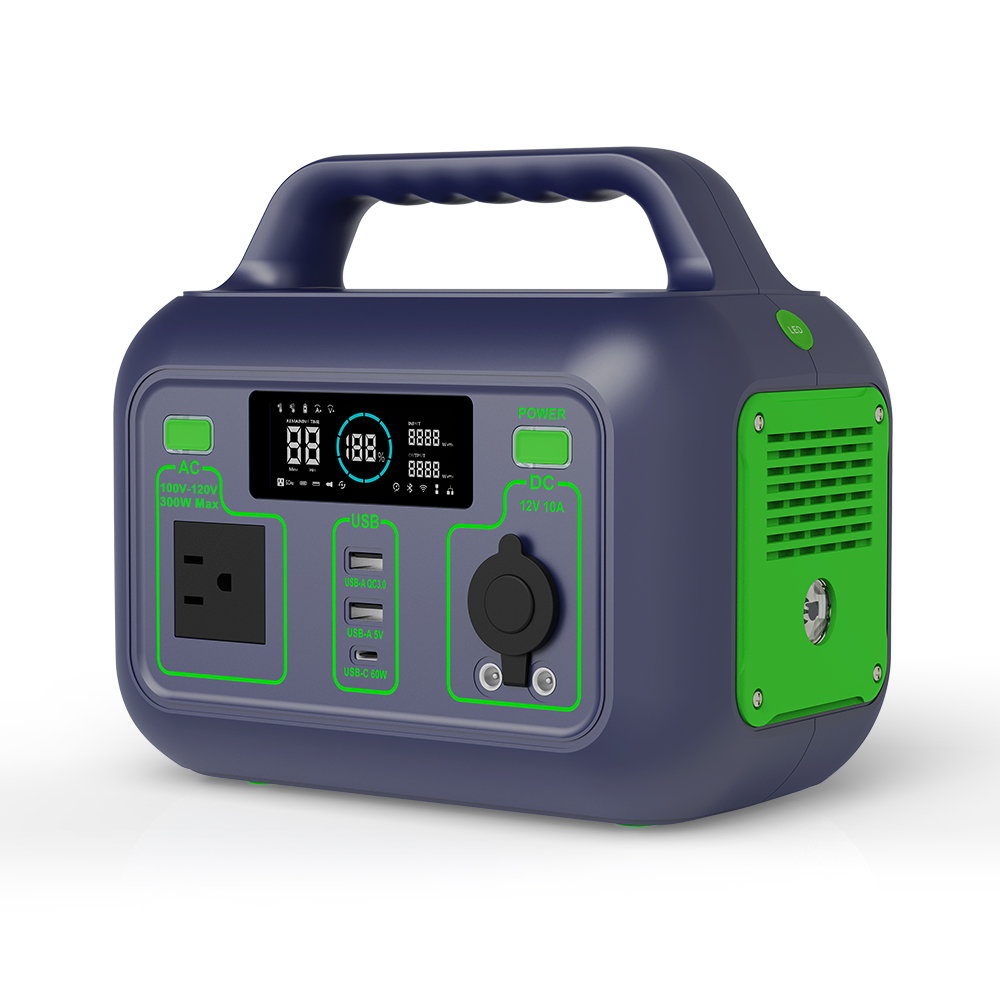 YABO 300W Dual-Output Portable Power Station - Reliable Solar Generator for Home Backup & Off-Grid Use