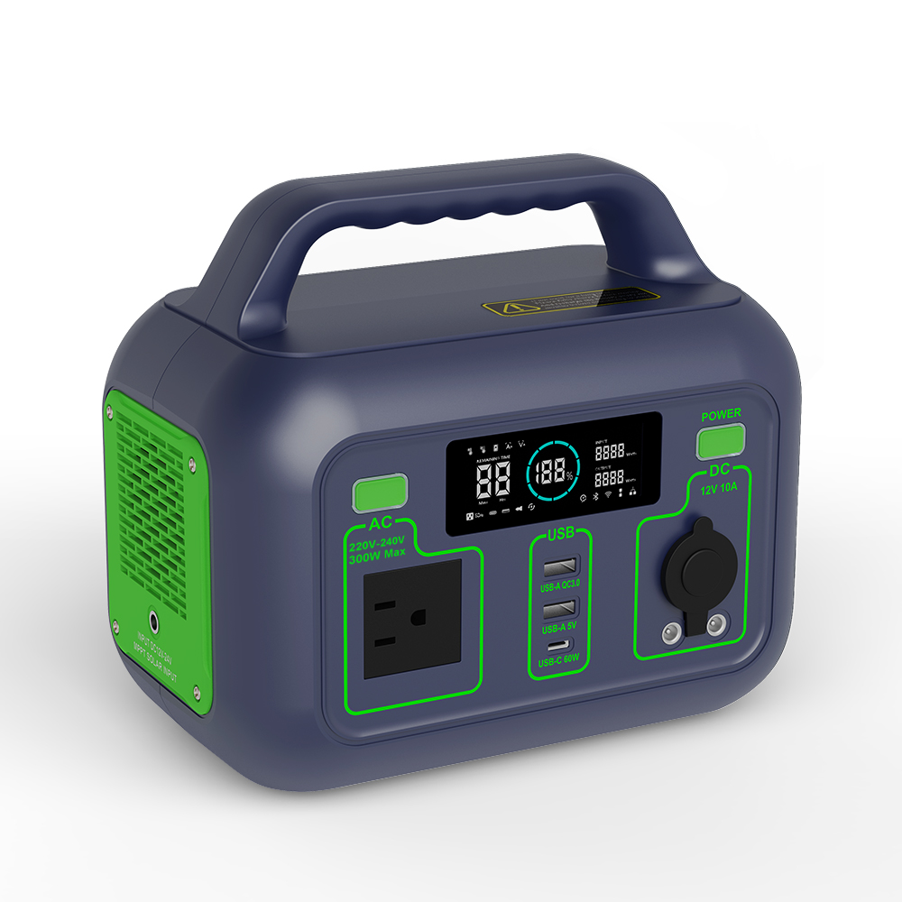 YABO 300W Dual-Output Portable Power Station - Reliable Solar Generator for Home Backup & Off-Grid Use