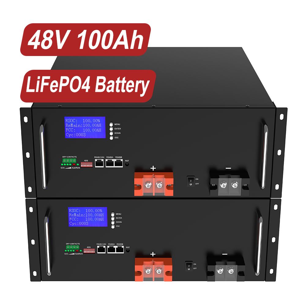 YABO 48V 100Ah Rackmount LiFePO4 Battery with Extended 5 Warranty