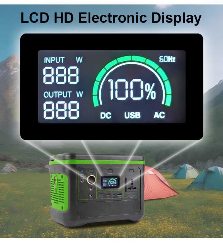 YABO SG500 High Quality 500W Portable Power Station 499Wh Pure Sine Wave UPS Power Bank