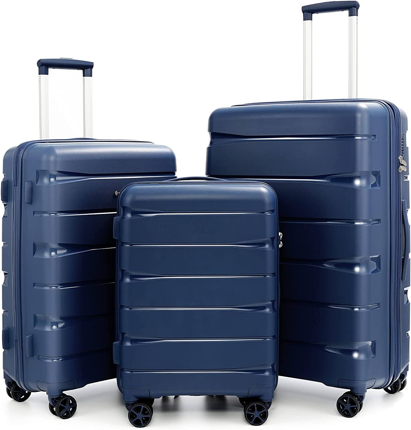 New-Design PP Material Lightweight Spinner Suitcase