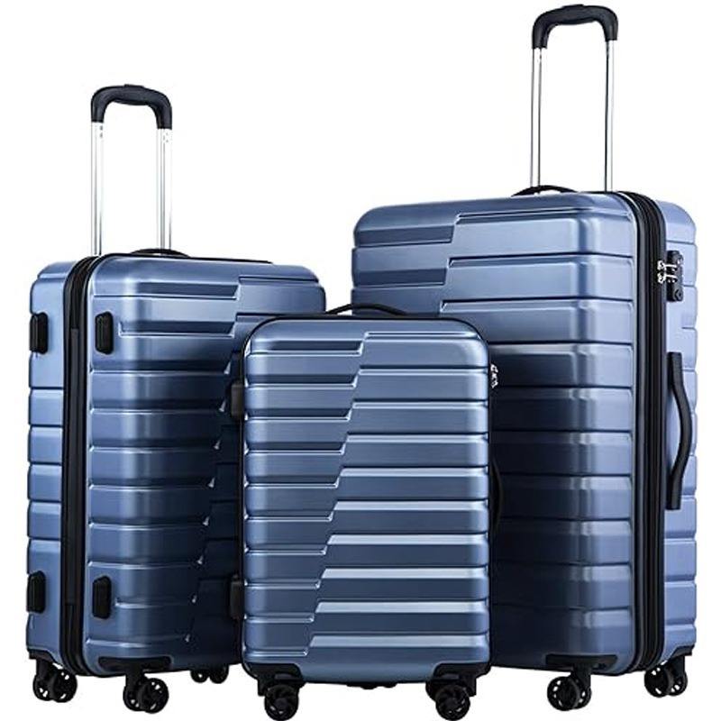 Expandable Large Capacity Modern Design 3-Piece Luggage Set