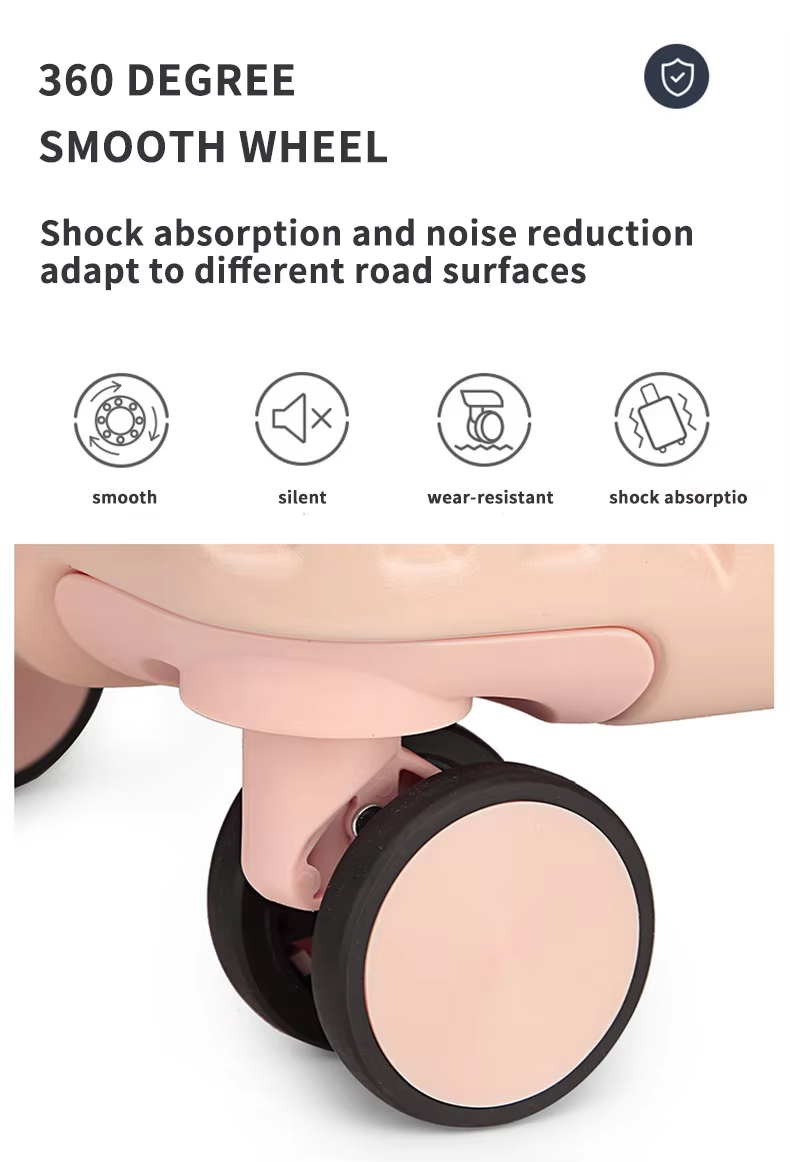 Aluminum Frame Hard Shell Carry-On luggage with smooth wheels