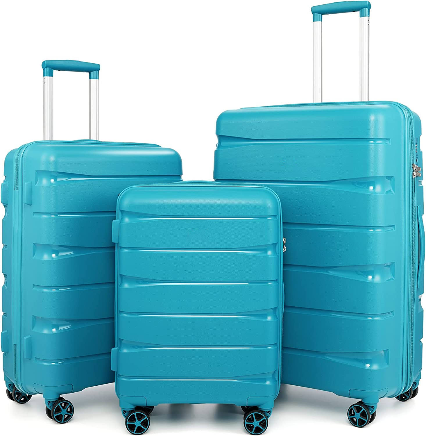 New-Design PP Material Lightweight Spinner Suitcase