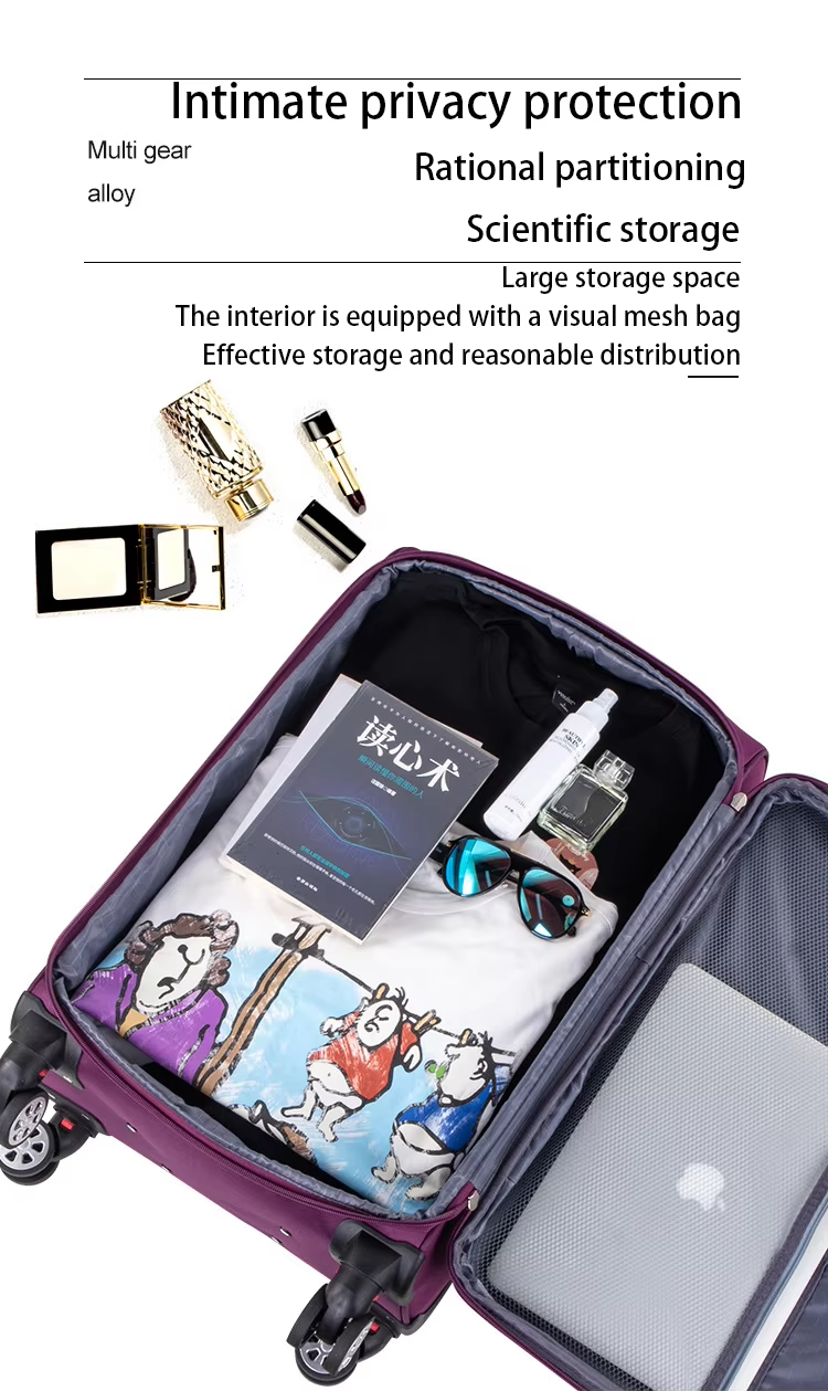 Large Capacity Travel Case Fabric Expandable Softside Luggage