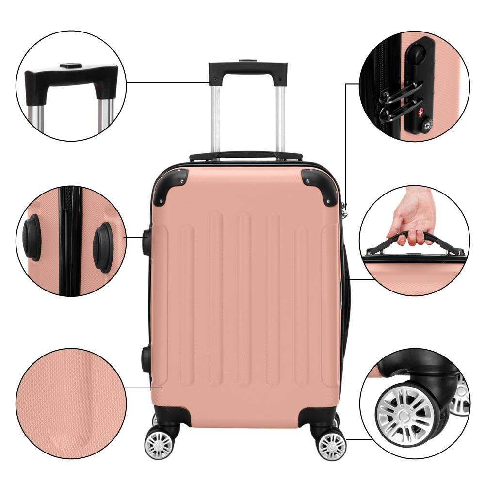 Lightweight Hard Shell 360° Spinner Trolley Luggage Set