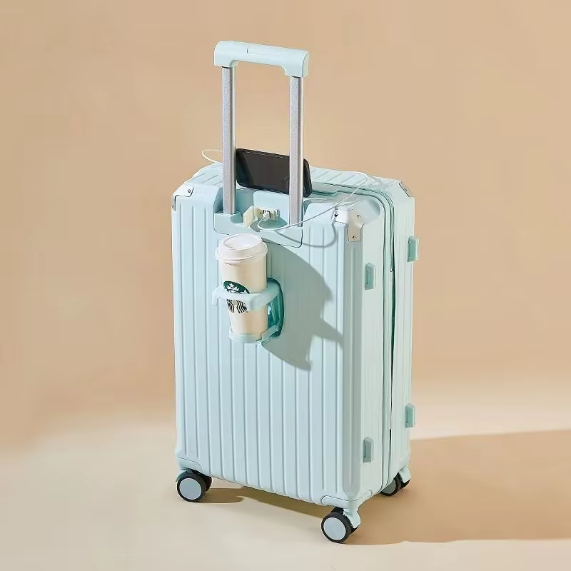 Smart Convenience USB Charger with Cup Holder Suitcase