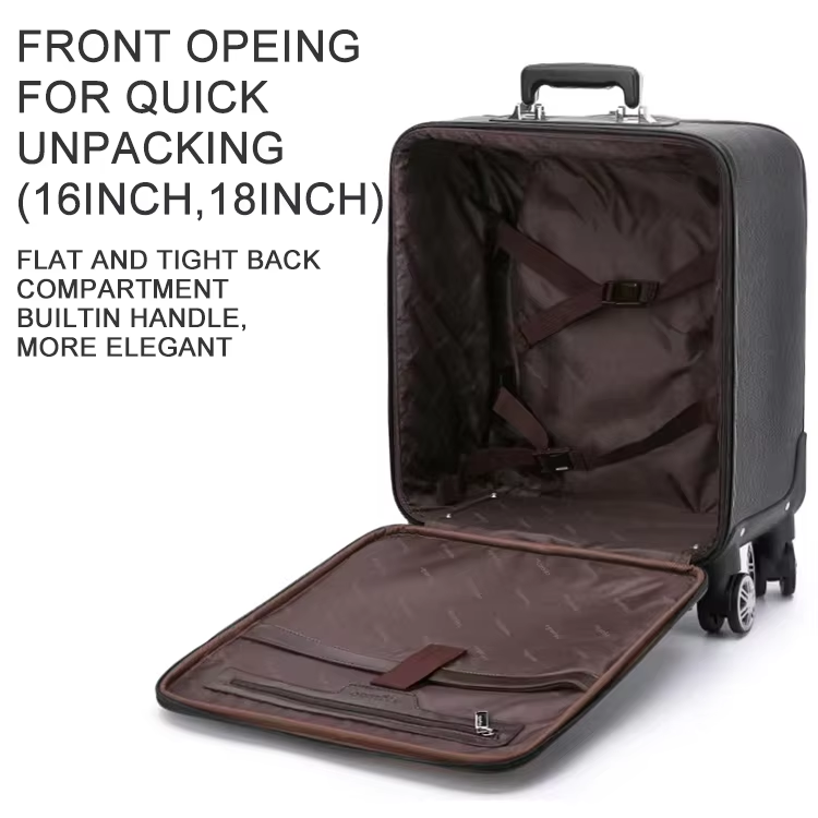 Premium Waterproof Leather Large Capacity Scratch-Proof Luggage