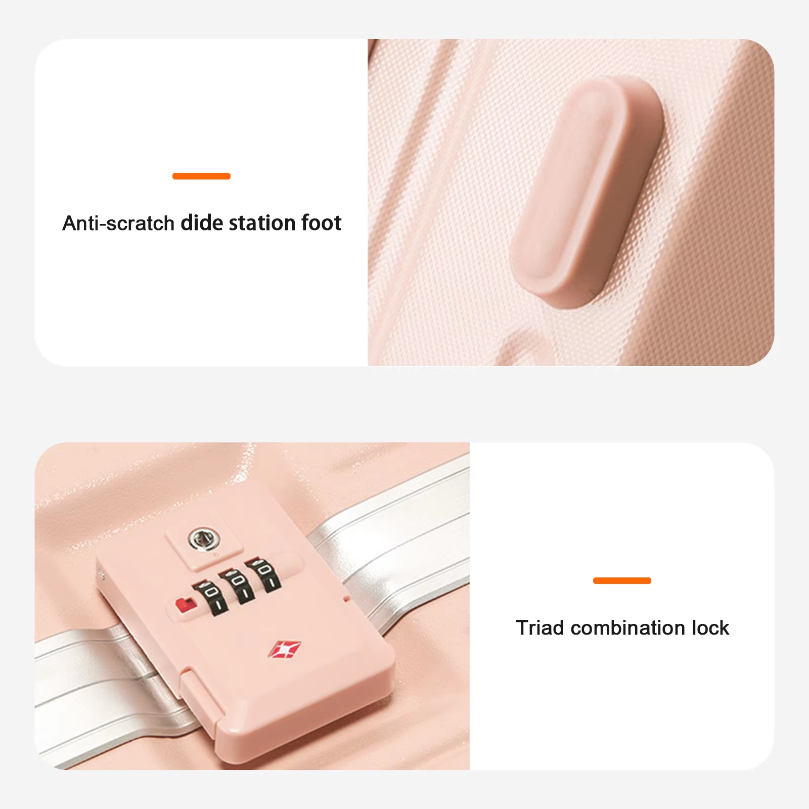 Multifunctional Aluminum Frame Suitcase with Charger Phone Holder& Cup Holder