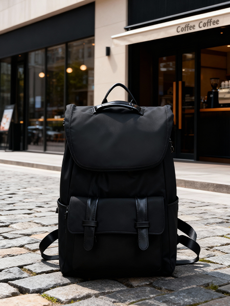 Travel fabric backpack