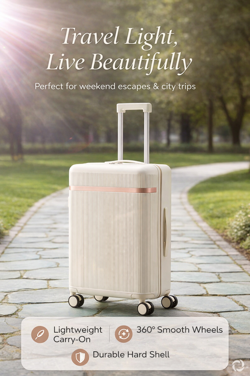 Lightweight Expandable Hard Shell Spinner Carry On Luggage
