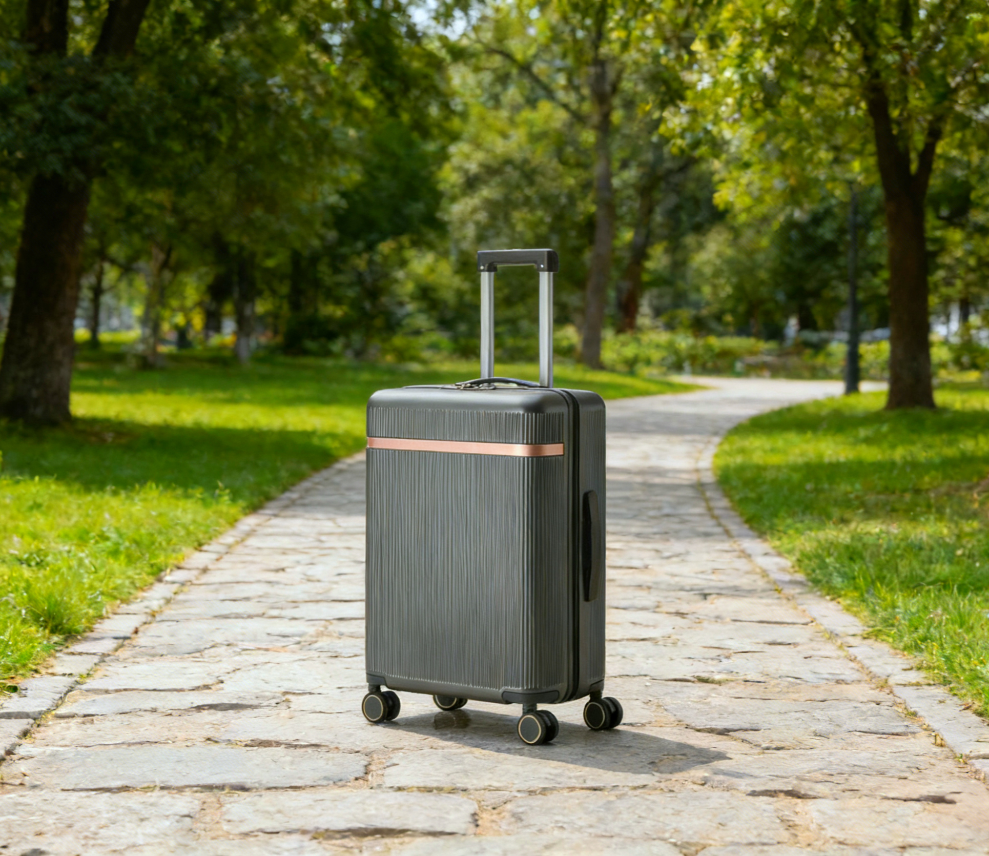 Lightweight Expandable Hard Shell Spinner Carry On Luggage