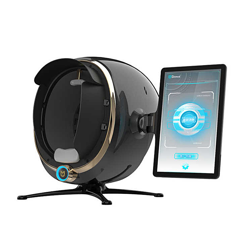 Face Analysis System Moji AI Magic Mirror Bitmoji Skin Tester Analyzer Scanner 3D Facial Wood Lamp Visia Skin Analysis Machine