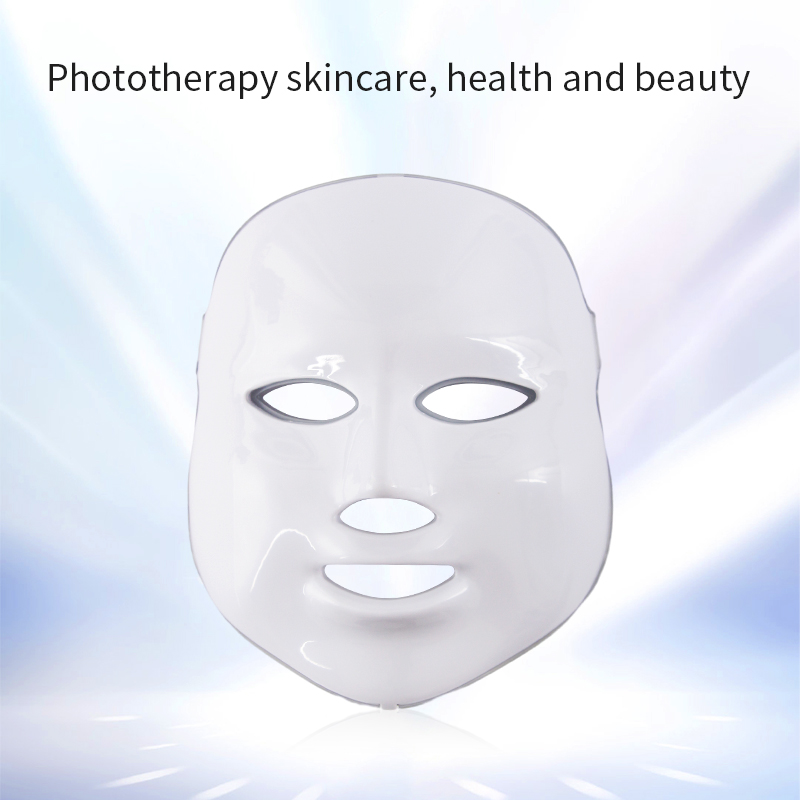 7 Colors LED Photon Light Therapy Facial Mask PDT Face Mask Beauty Device for Acne Treatment Skin Rejuvenation Wrinkle Remover