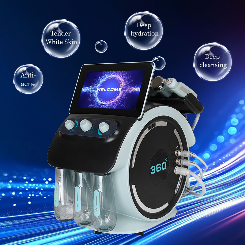 Camera 360 Visual Blackhead Remover H2O2 Water Dermabrasion Hydrogen Small Bubble Hydro Oxygen Machine for Cleaning Hydrating