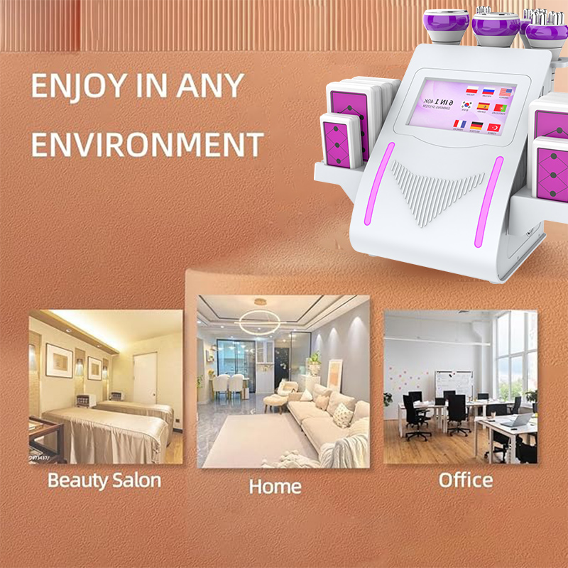 6-in-1 Multifunctional Beauty Machine: Combines face and full-body treatments in one device, suitable for home and salon use