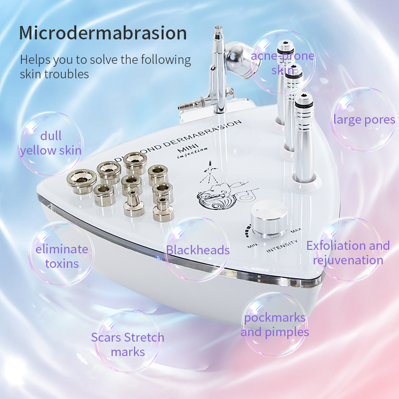 Strong Crystal Dermabrasion Device Diamond Peeling Tip Microdermabrasion Peel Machine