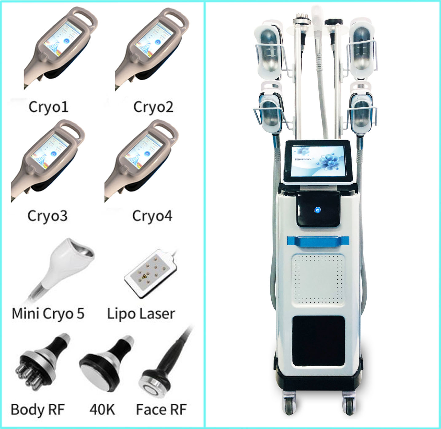 360Cryo+ EMSlim Home Fat-Freezing Device - Cryolipolysis and EMS Skin Tightening Therapy Model A