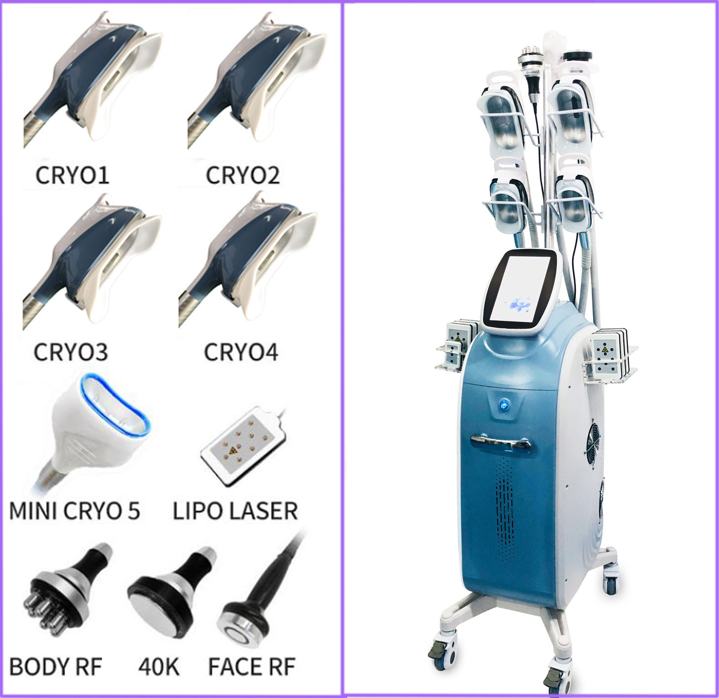 360Cryo+ EMSlim Home Fat-Freezing Device - Cryolipolysis and EMS Skin Tightening Therapy Model B