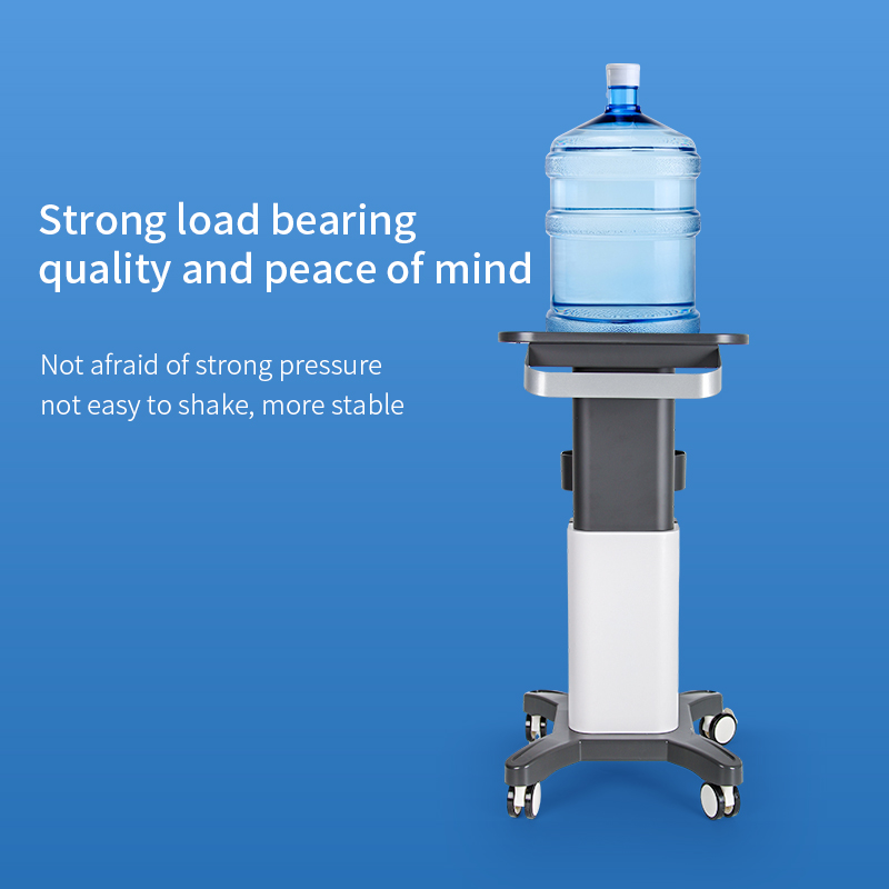 Beauty Salon Furniture Beauty Trolley for Salon Metal Middle Part ABS Metal Salon Trolley with Four Wheels