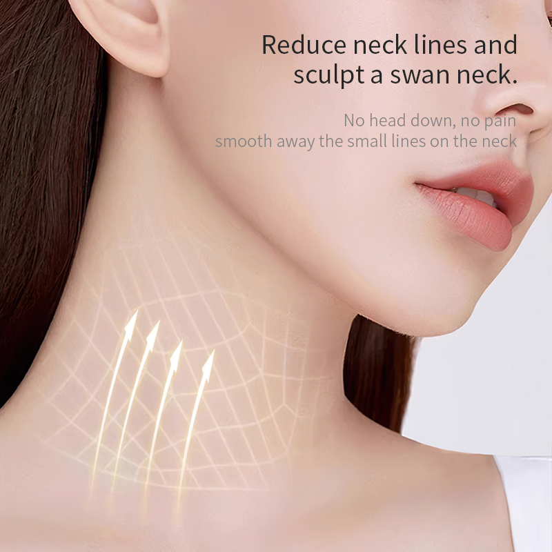 Anti-Wrinkle Skin Tightening Neck Beauty Device LED Photon Neck Lift Mask