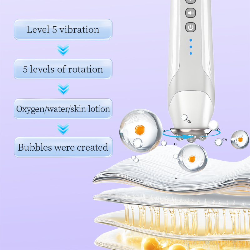 Co2 Oxygen Bubble Pen Exfoliate Handhold CO2 Oxygen Facial Machine Oxygen Pod Capsule Kit