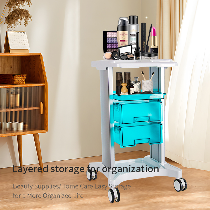 Beauty Salon Aesthetic Trolley Cart Stand for Laser Machine Equipment Trolley Beauty Spa Machine Trolley Cart With Drawer