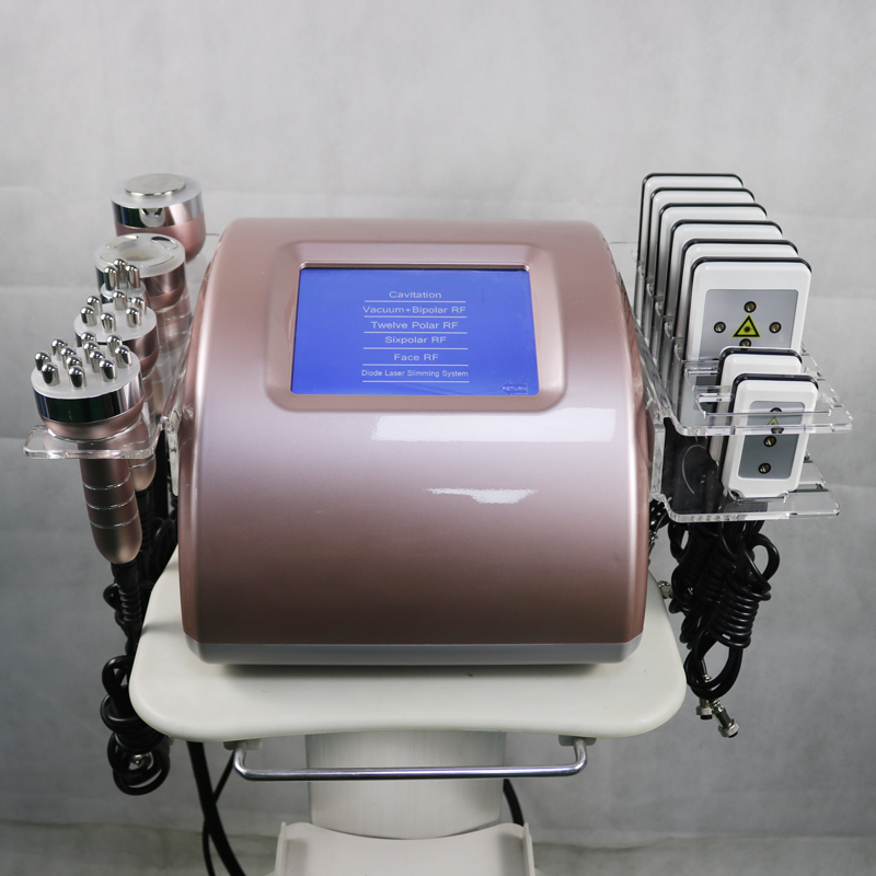 Portable RF Vacuum Body Sculpting Lipo Laser 40k Unoisetion Cavitation Slimming Machine for Beauty & Personal Care