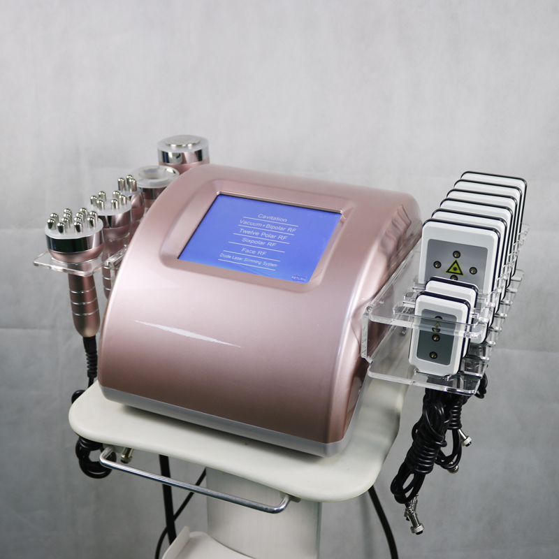 Portable RF Vacuum Body Sculpting Lipo Laser 40k Unoisetion Cavitation Slimming Machine for Beauty & Personal Care