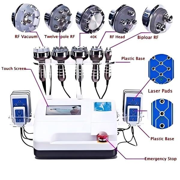 40K Cavitation RF Vacuum Ultrasonic Belly Fat Removal Lipolaser Body Slimming Sculpting Machine for Beauty Equipment