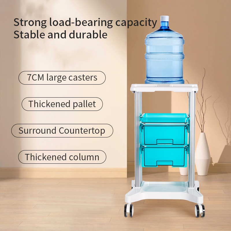 Beauty Salon Aesthetic Trolley Cart Stand for Laser Machine Equipment Trolley Beauty Spa Machine Trolley Cart With Drawer