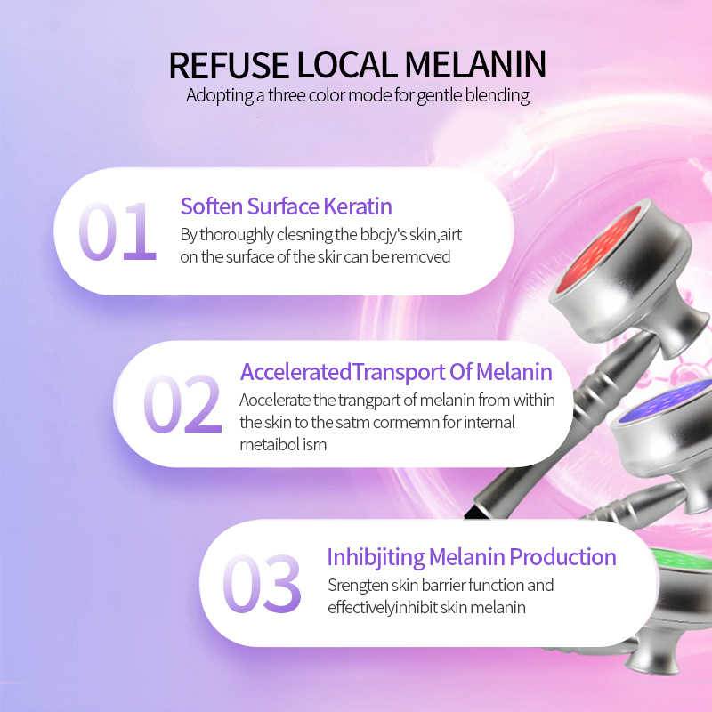 3-Color Led Spectrum Electric Light Wave Instrument to Dilute Melanin and Exclusively for Use