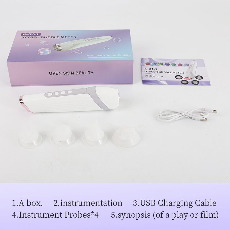 Co2 Oxygen Bubble Pen Exfoliate Handhold CO2 Oxygen Facial Machine Oxygen Pod Capsule Kit