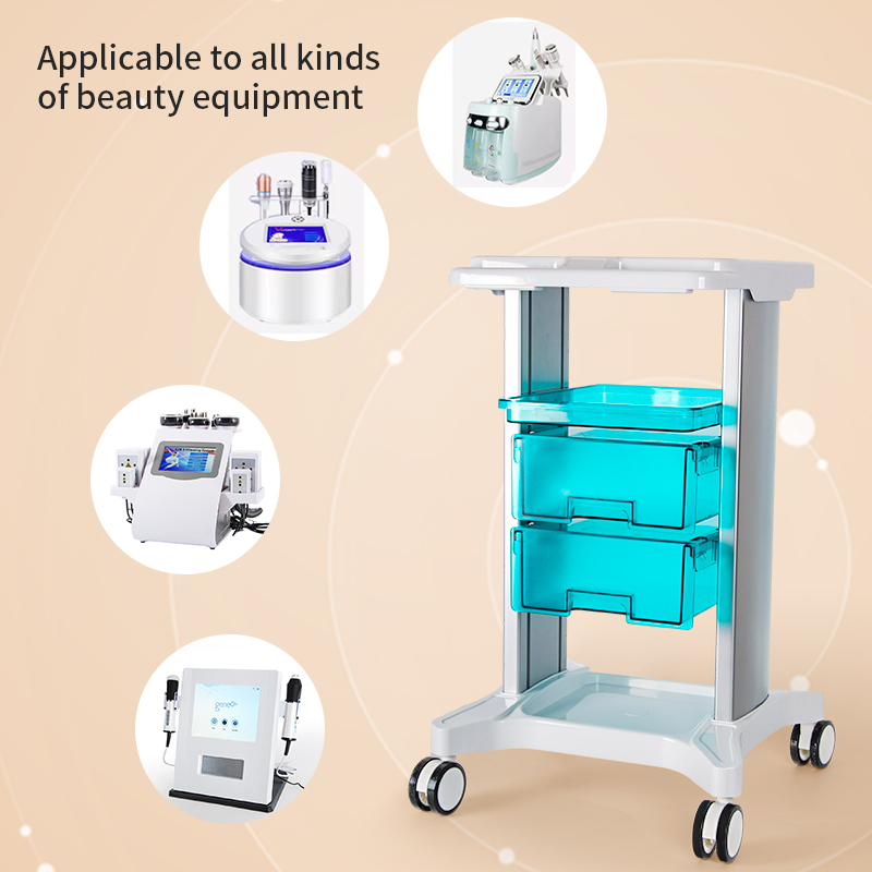 Beauty Salon Aesthetic Trolley Cart Stand for Laser Machine Equipment Trolley Beauty Spa Machine Trolley Cart With Drawer