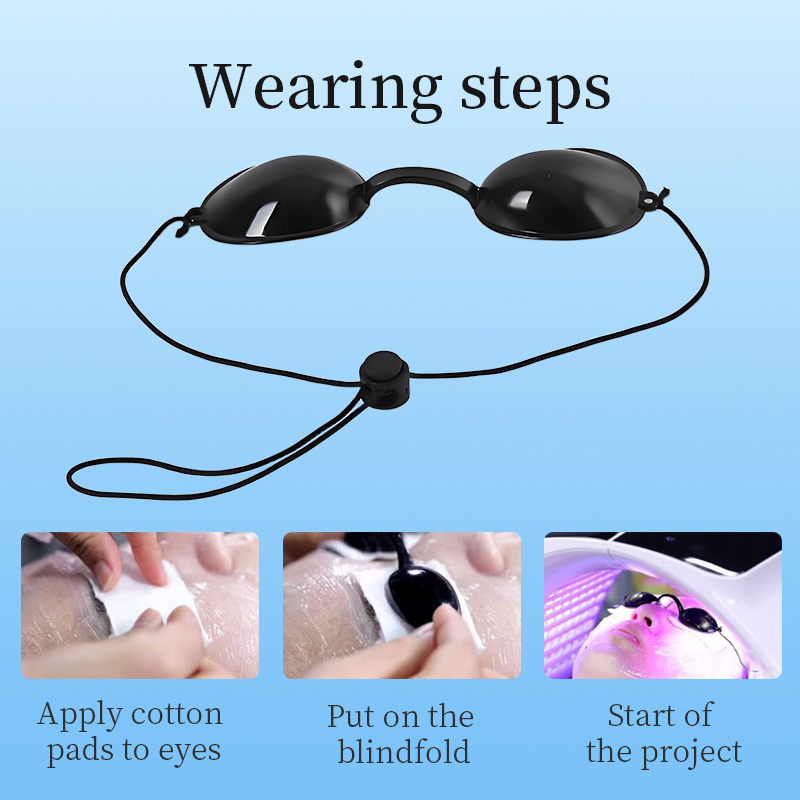 Comfort IPL Laser Goggles Sunbathing Tanning Goggle Beach Adjustable Light Treatment Facial Mask