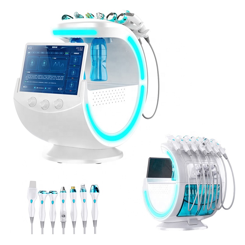7 in 1 Ice Blue HydraFacial Machine for Deep Cleansing and Skin Rejuvenation