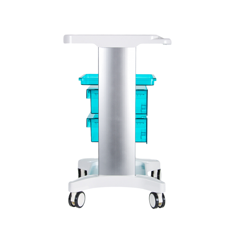 Beauty Salon Aesthetic Trolley Cart Stand for Laser Machine Equipment Trolley Beauty Spa Machine Trolley Cart With Drawer