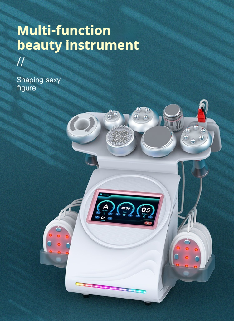 9-in-1 Cavitation Machine (Pink Handle) | Fat Reduction, Body Contouring, Skin Tightening