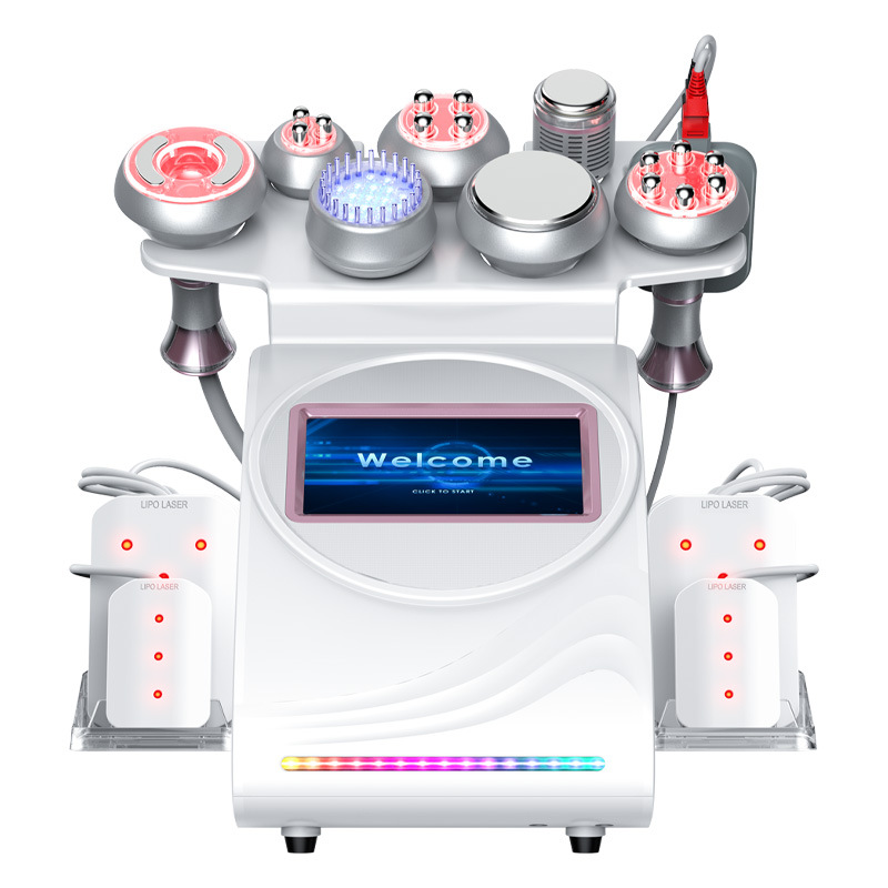 9-in-1 Cavitation Machine (Pink Handle) | Fat Reduction, Body Contouring, Skin Tightening