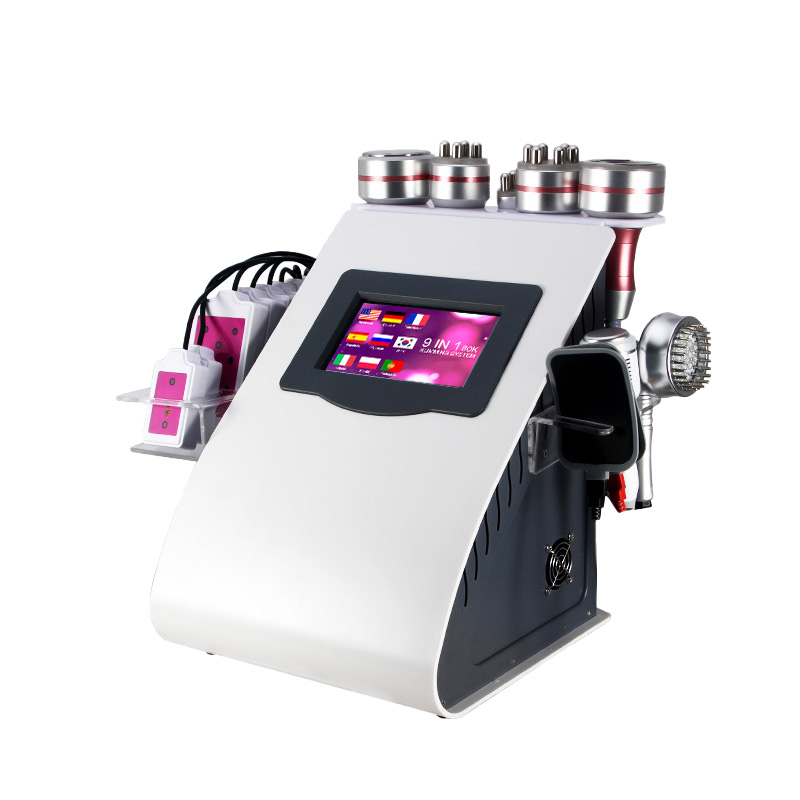 Portable Liposuction Kim 9 in 1 RF 40K Cavitation Lipolaser Slimming Machine