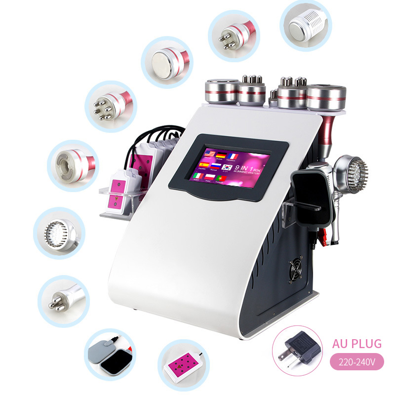 Portable Liposuction Kim 9 in 1 RF 40K Cavitation Lipolaser Slimming Machine