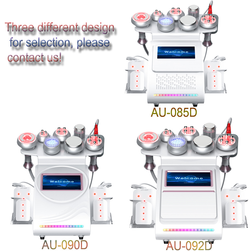 9 in 1 80k / 40k Vacuum Cavitation System Body Shaping Rf Cavitation Slimming Machine Face Beauty Machine with RF