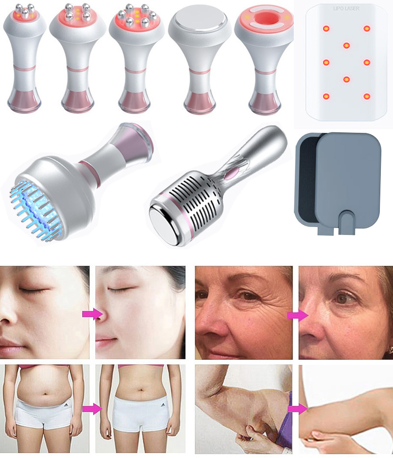 9 in 1 80k / 40k Vacuum Cavitation System Body Shaping Rf Cavitation Slimming Machine Face Beauty Machine with RF