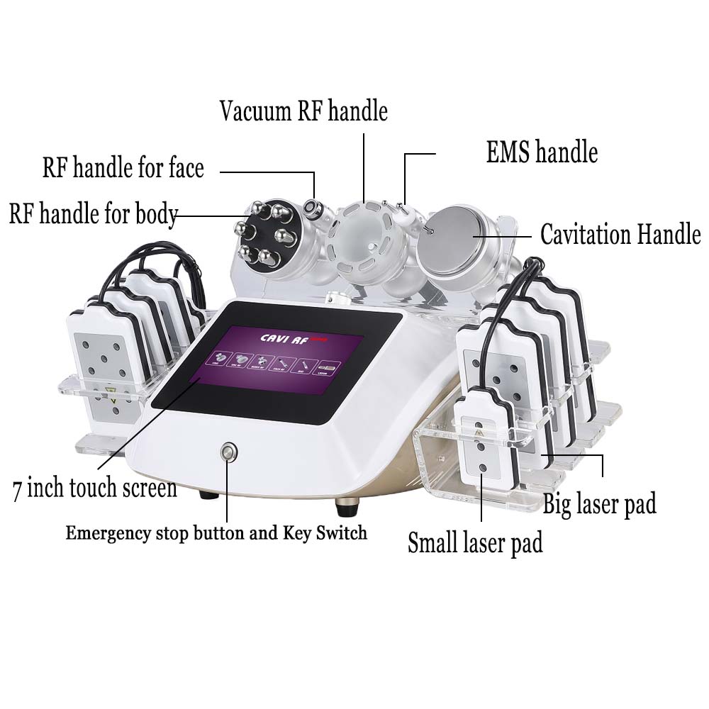 S Shape Machine 80K Fat Burner 40k S Shape Cavit Body Slimming Massager Cellulite Removal Cavit Slimming Machine Cavi Machine