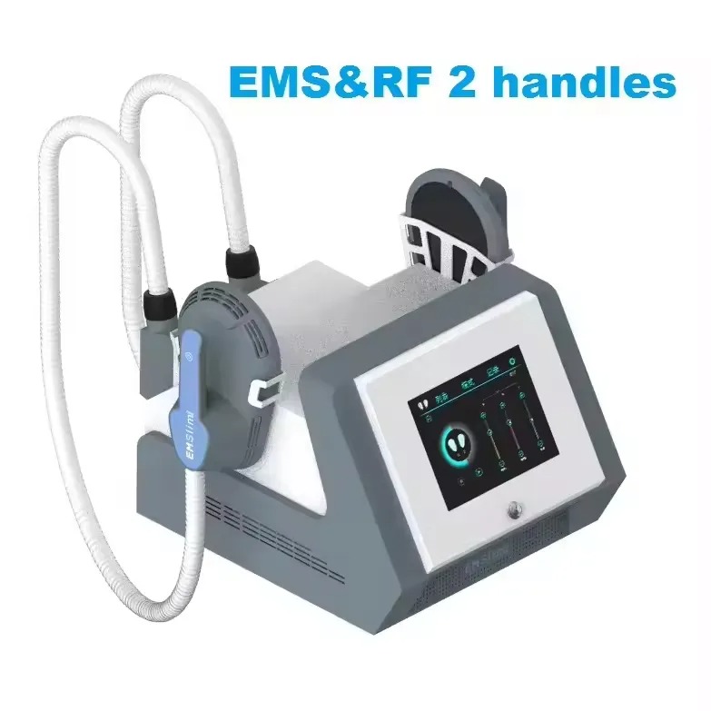 7 Tesla 2 Handles Body Sculpting Machine Portable Emslim Neo RF Body Cellulite Reduction Machine