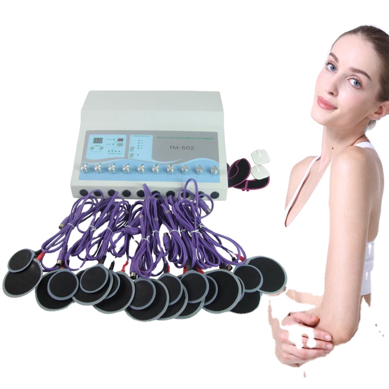 TM-502 EMS TENS Body Massage Machine for Home Use Skin Tightening Facial Lifting Legs Breast Hands Therapy Device