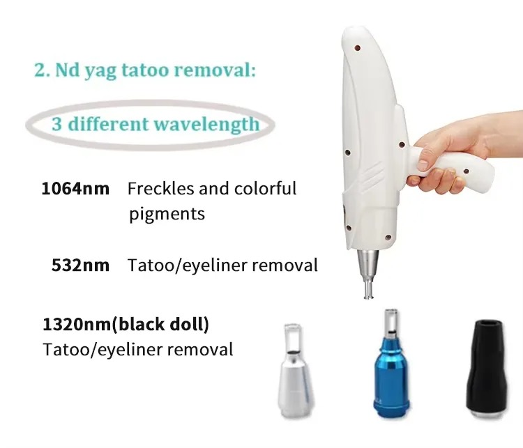 3 in 1Tattoo Removal Wrinkle Removal Machine IPL Sr RF ND YAG Laser Hair Removal rinkle Removal Machine