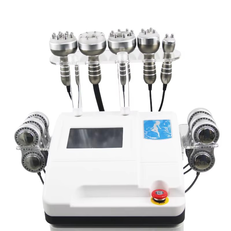 6 in 1 Cavitation Machine 40K Vaccum Rf Skin Tightening Body Shape Weight Loss Fat Cavitation Machine
