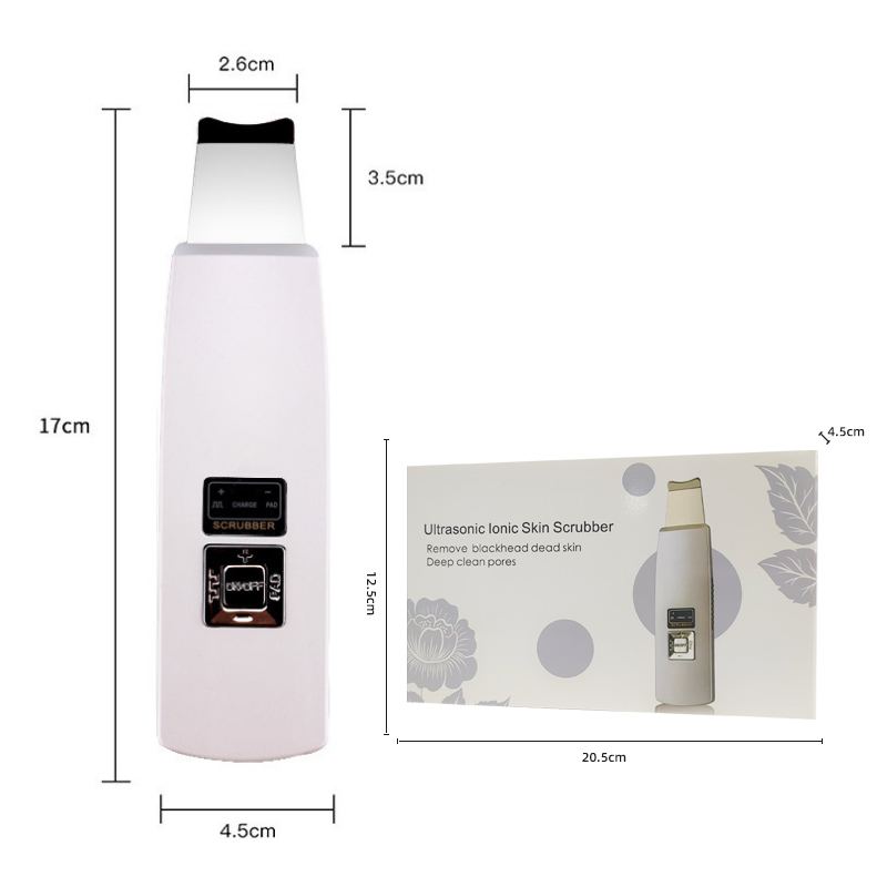 Ultrasonic Ionic Skin Scrubber for Deep Pore Cleansing and Blackhead Removal